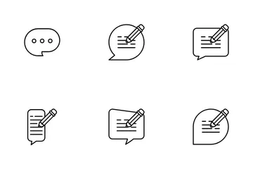 Dialogue Bubbles Icon Pack