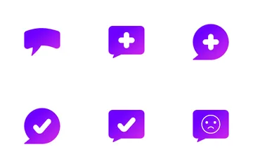 Dialogue Bubbles Icon Pack