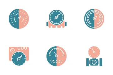 Dials And Gauges Icon Pack