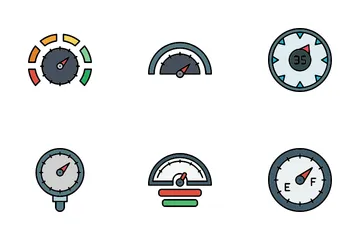 Dials And Gauges Icon Pack