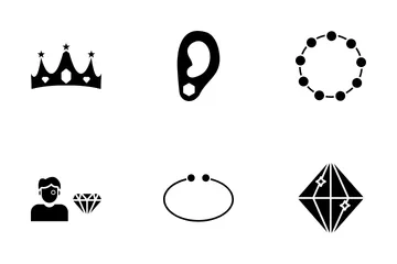 Diamond And Jewellery Icon Pack