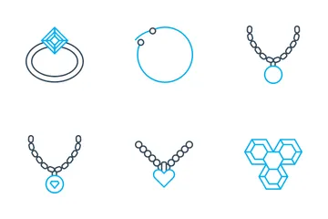 Diamond And Jewellery Icon Pack