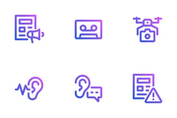 Diario de noticias Paquete de Iconos