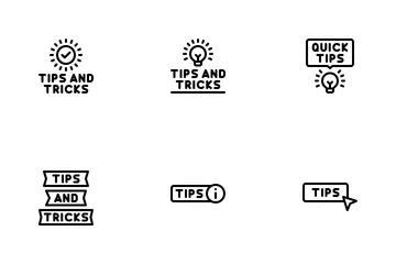 Dicas e truques Pacote de Ícones