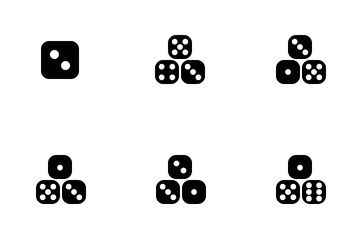 Dice Gamble Play Icon Pack