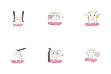 Diente Paquete de Iconos