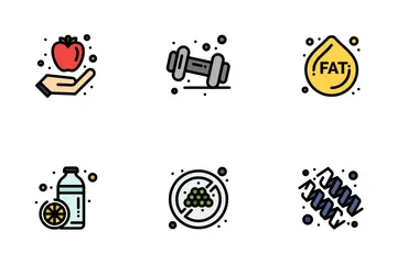 Diet And Nutrition Icon Pack