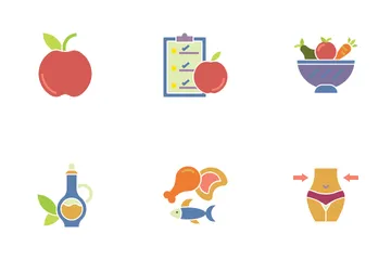 Diet And Nutrition Icon Pack