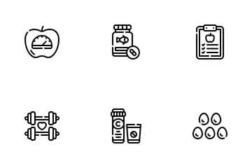 Diet And Nutrition Icon Pack