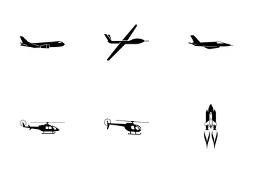 Different Aircrafts Icon Pack