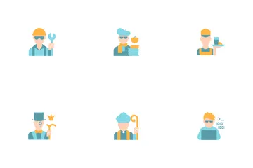 Different People Avatars Icon Pack