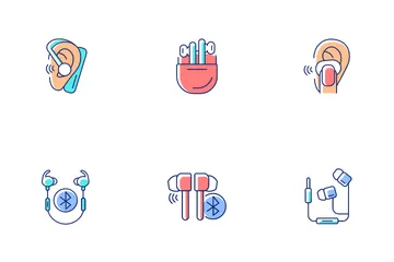 Different Types Of Headphones Icon Pack