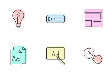 Digital Advertising Icon Pack