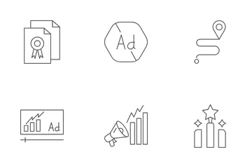 Digital Advertising Icon Pack