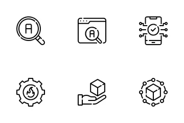 Digital Asset Management Icon Pack