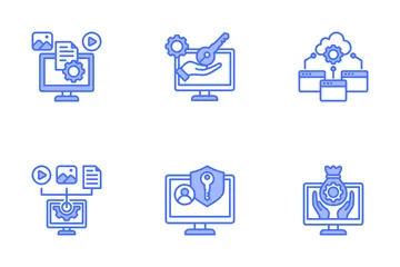 Digital Asset Management Icon Pack