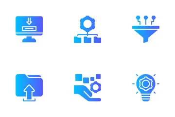 Digital Asset Management Icon Pack