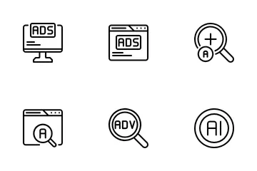 Digital Asset Management Icon Pack
