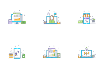 Digital Business Icon Pack