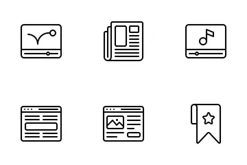 Digital Content Icon Pack