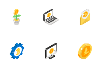 Digital Currency And Payment Method Icon Pack