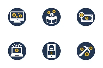 Digital Currency Bitcoin Icon Pack