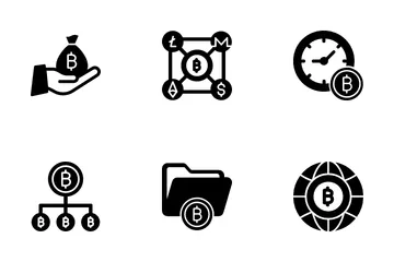 Digital Currency Bitcoin Icon Pack