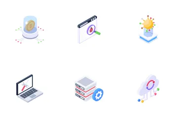 Digital Development & Seo Icon Pack