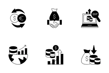 Digital Economy And Business Icon Pack