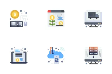 Digital Economy Business Icon Pack