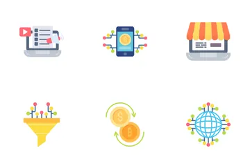 Digital Economy Icon Pack