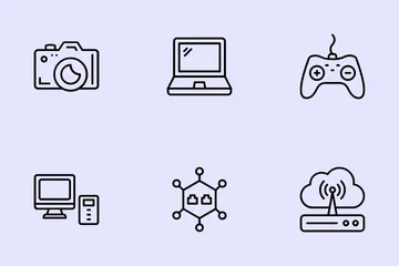 Digital Electronic Device Icon Pack