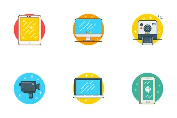 Digital Electronic Products Icon Pack