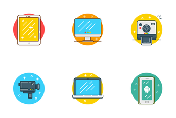 Digital Electronic Products Icon Pack