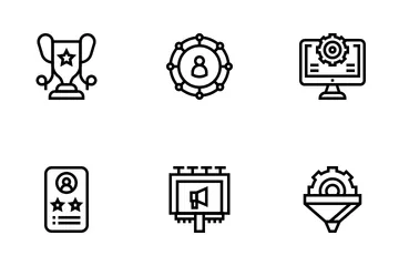 Digital Marketing And SEO Icon Pack