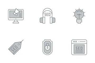 Digital Marketing And SEO Icon Pack