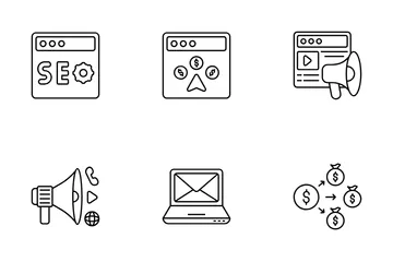 Digital Marketing Icon Pack