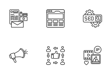 Digital Marketing Icon Pack