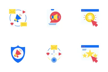 Digital Marketing & Promotion Icon Pack