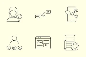 Digital Marketing & SEO Icon Pack
