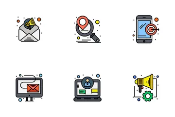 Digital Marketing Vol 1 Icon Pack