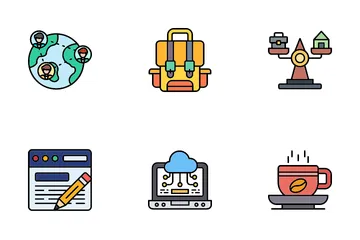 Digital Nomad Icon Pack