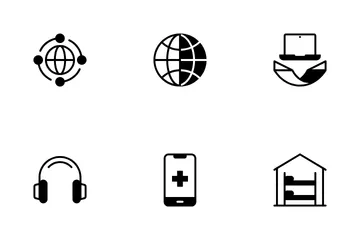 Digital Nomadism Icon Pack