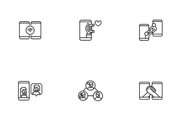 Digital Relation Icon Pack