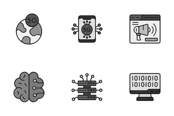 Digital Technology Icon Pack