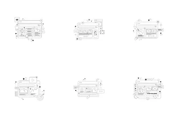 Digital Tool Box User Interface Icon Pack