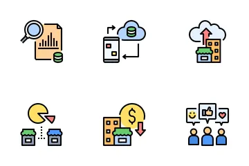 Digital Transformation Of SMEs Icon Pack