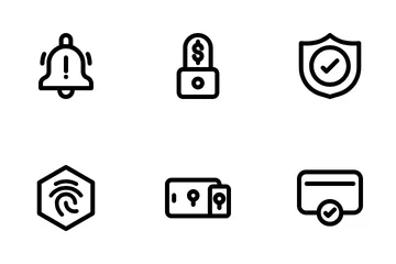 Digitale Sicherheit Symbolpack