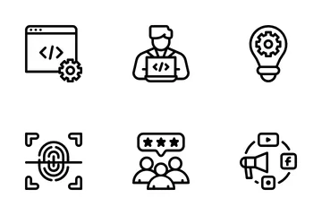 Digitaler Service Icon Pack