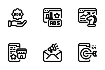 Digitales Marketing Symbolpack